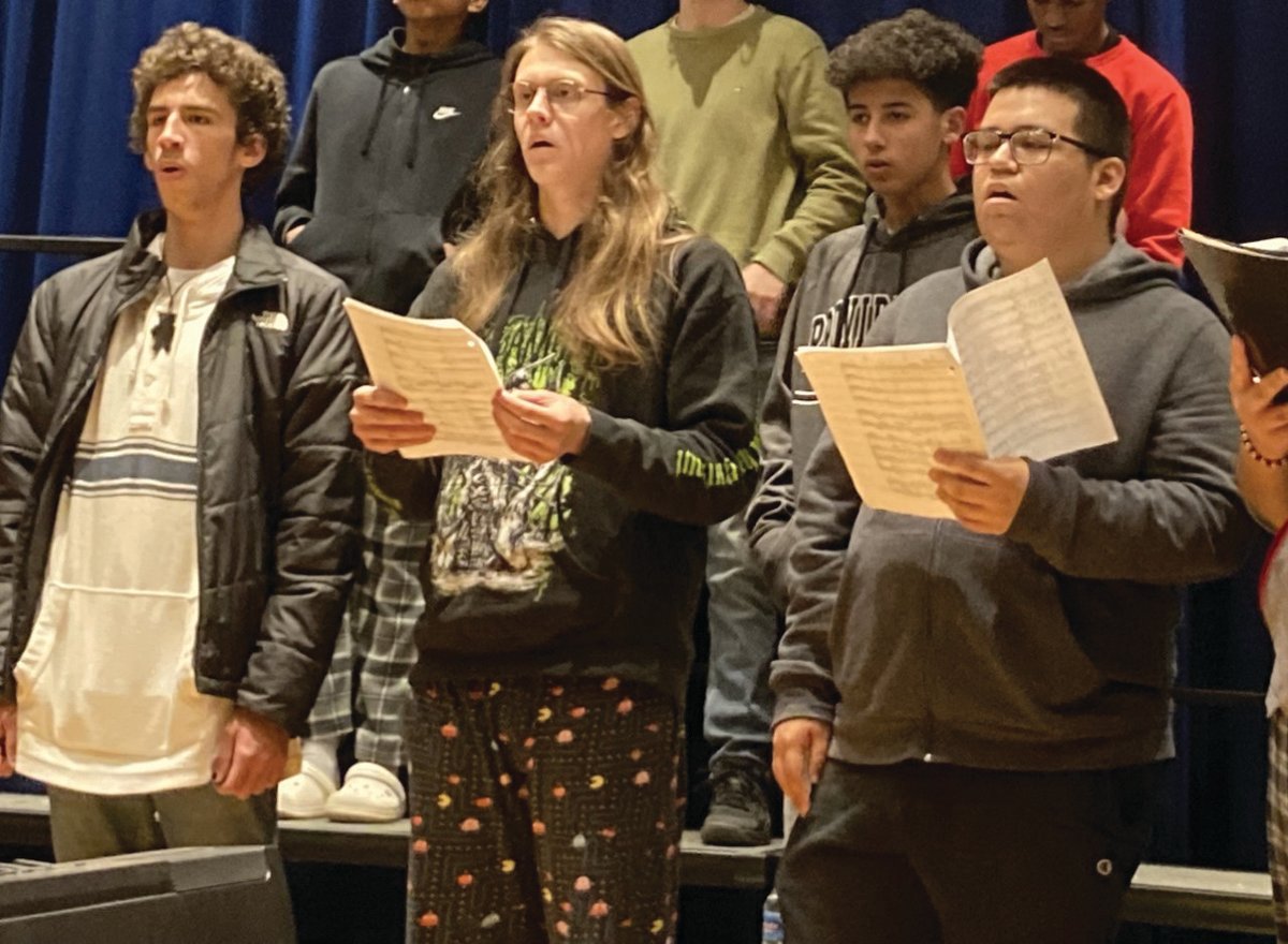 QUALITY QUARTET: Joshua Edward Sanford, Johnathan Guilmette, Anthony Vendetti and Miguel Quintanilla are just four of the talented vocalists who’ll perform in next Wednesday’s Winter Concert.